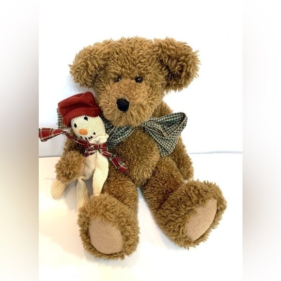 Boyds Bears Brewster T. Bear #912627 14' Retired Jointed Bear Snowman NO TAG - Picture 1 of 5